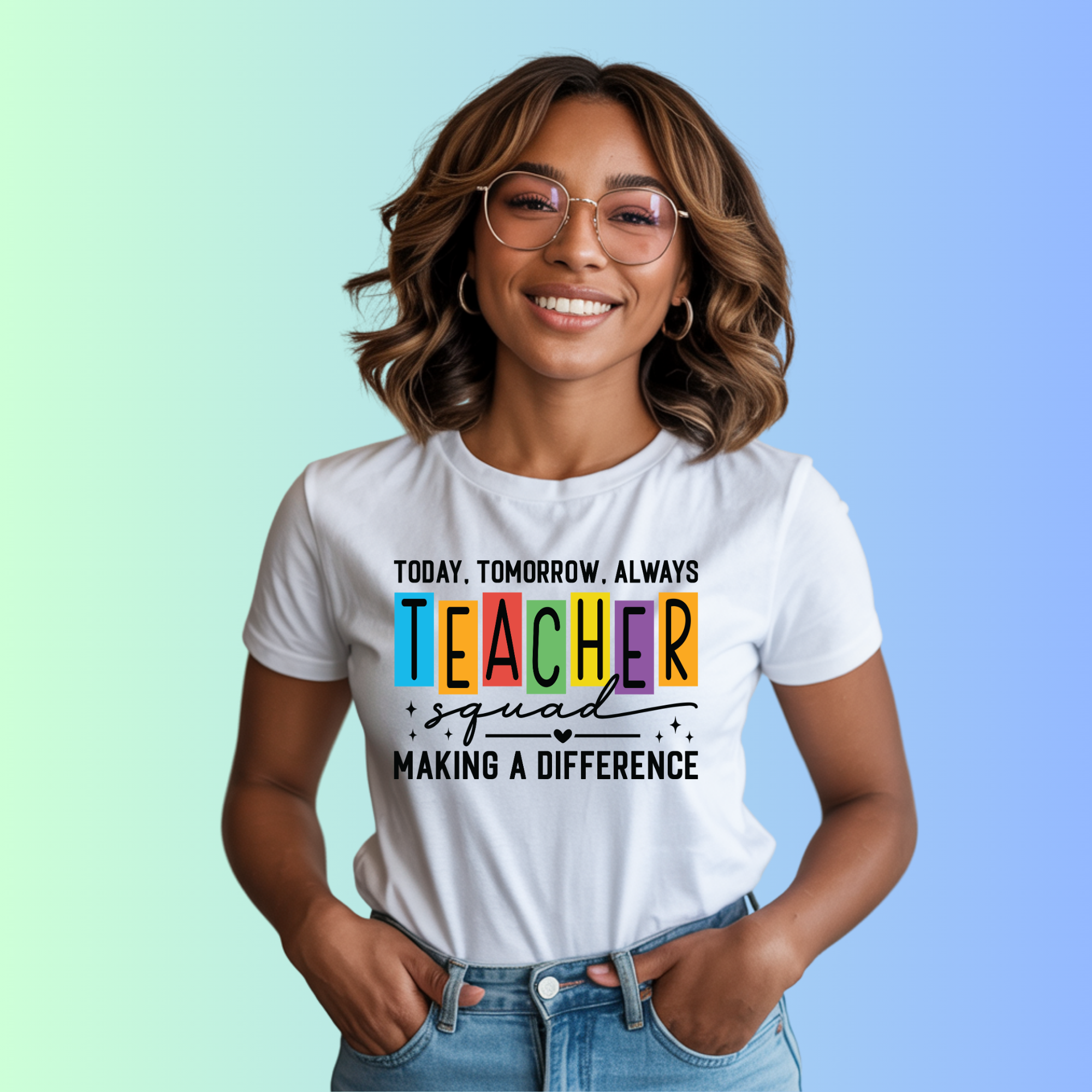 14 Adult Shirt Transfers - Teacher Bundle