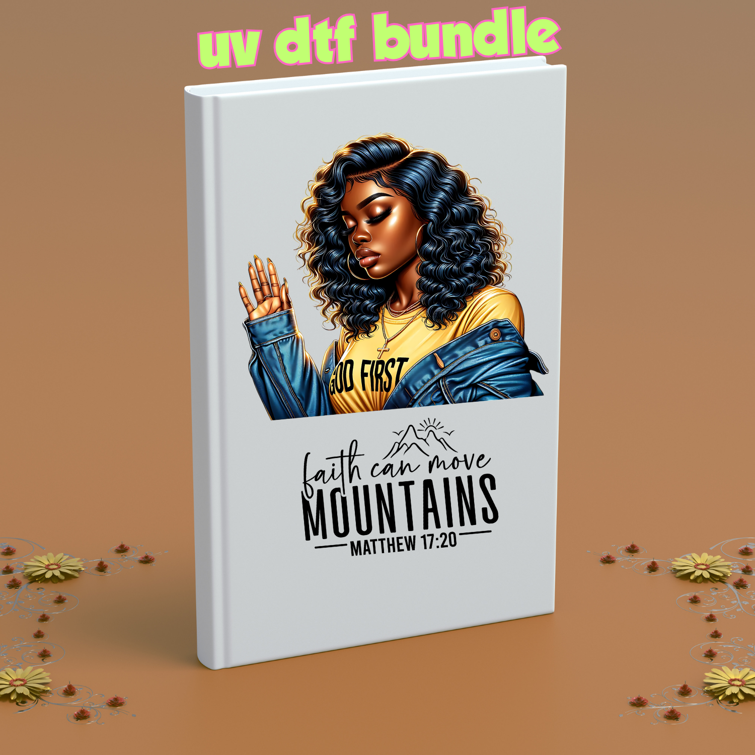 UV DTF DECALS - Prayer + Bible Bundle 3