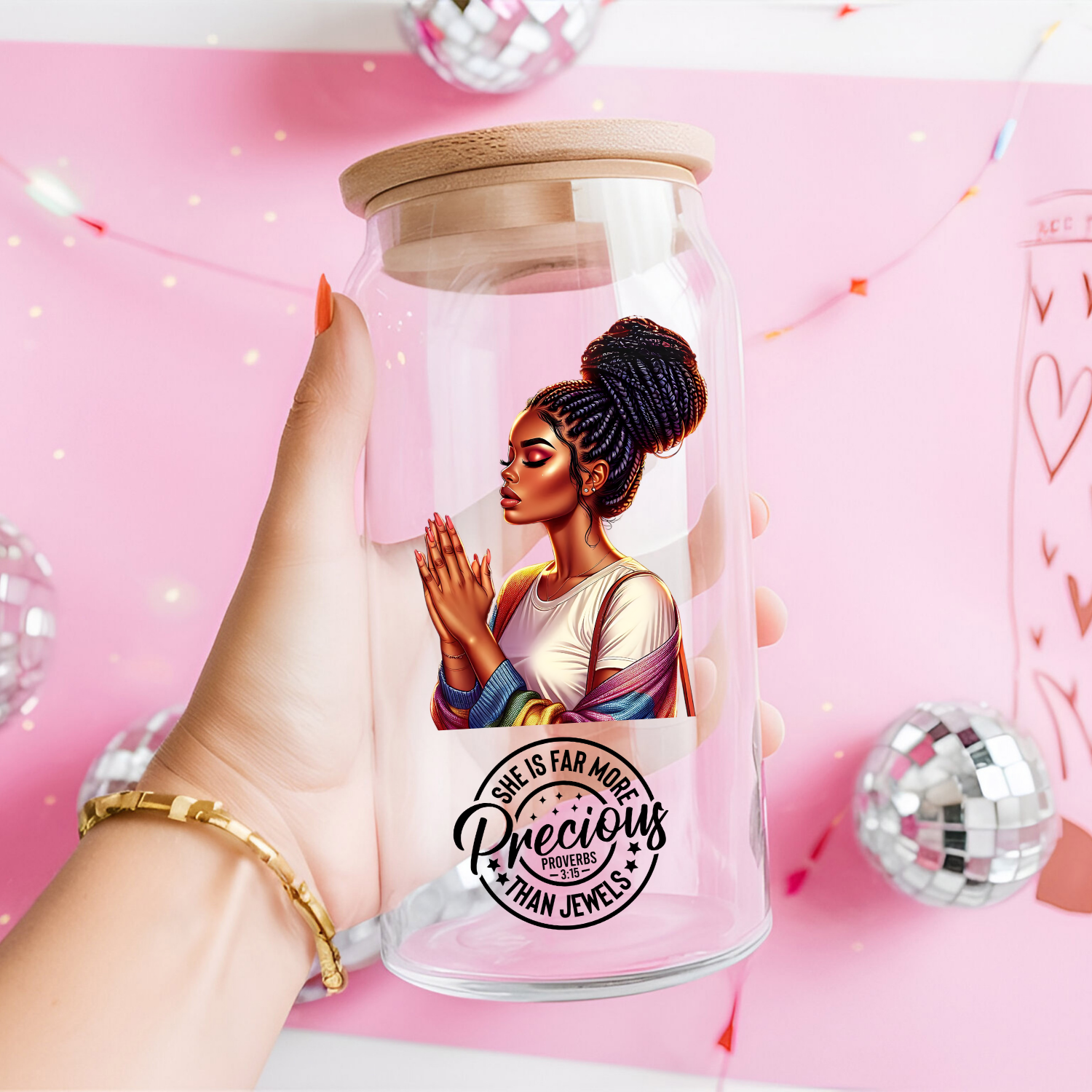 UV DTF DECALS - Prayer + Bible Bundle 4