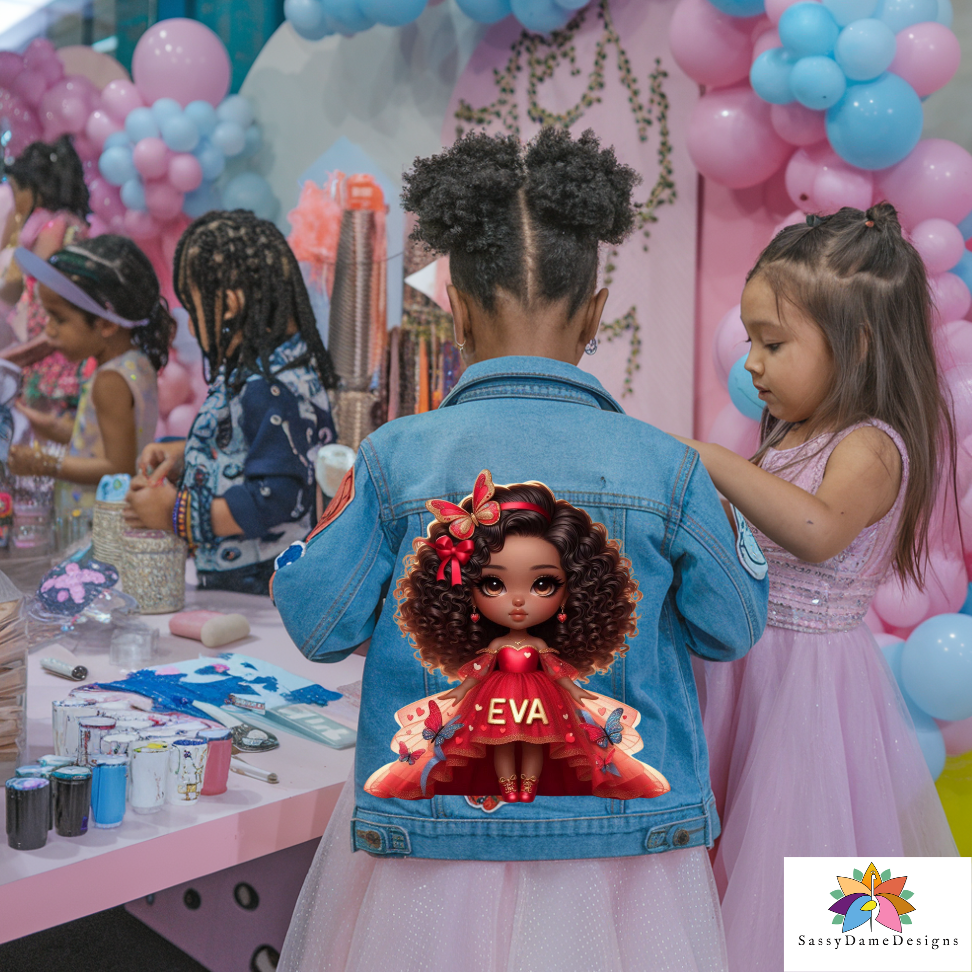 DIY Party: Custom Denim Jackets for Kids Edition!