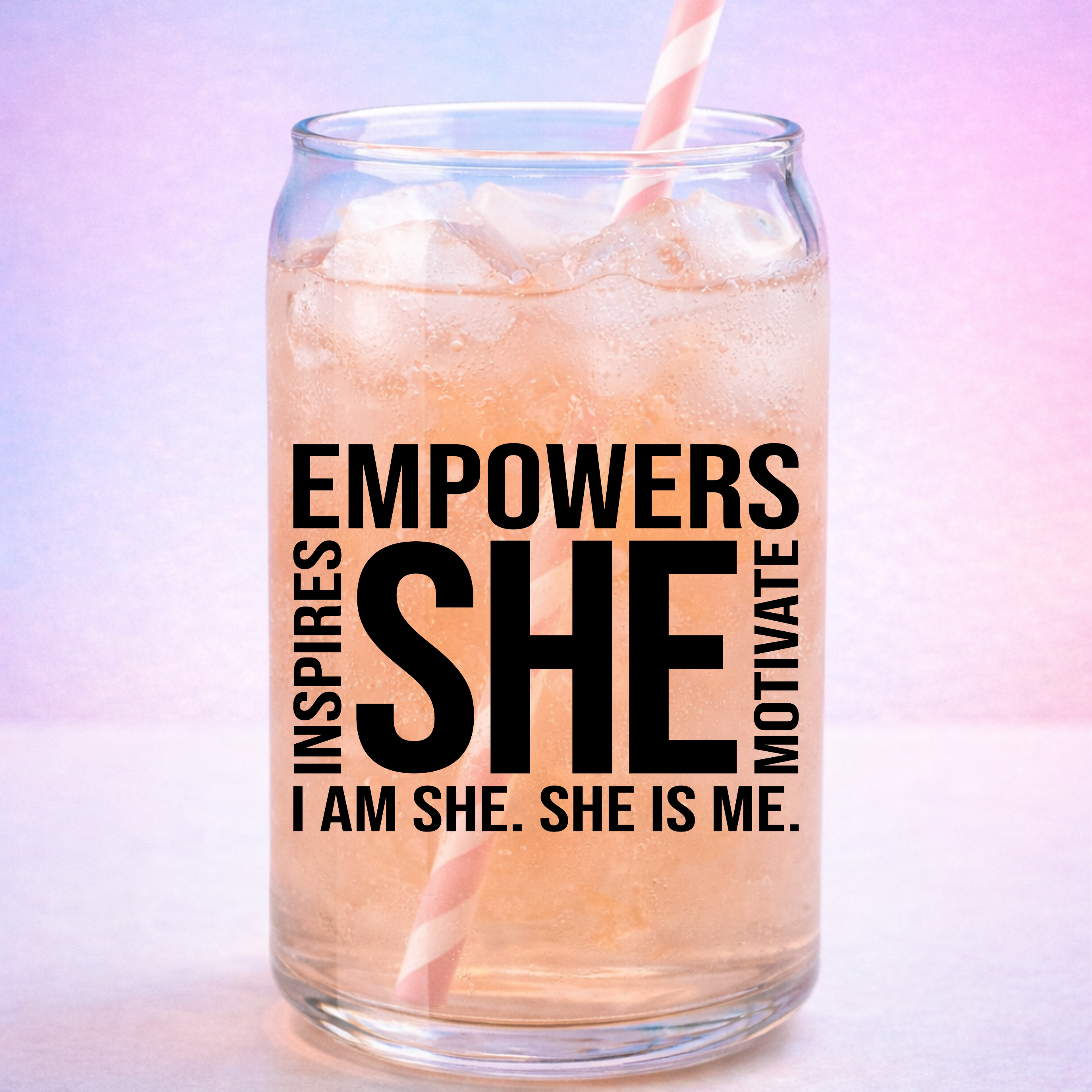 EMPOWERS SHE-Affirmation UV DTF Sticker