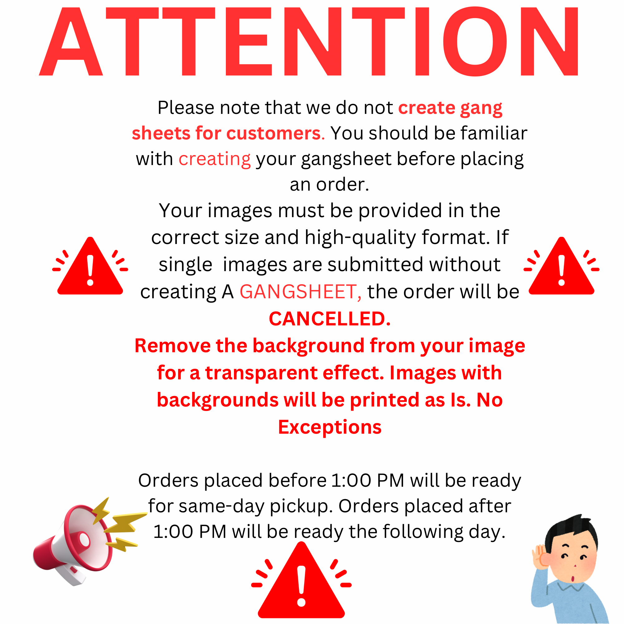 Build UV STICKER Gang sheet