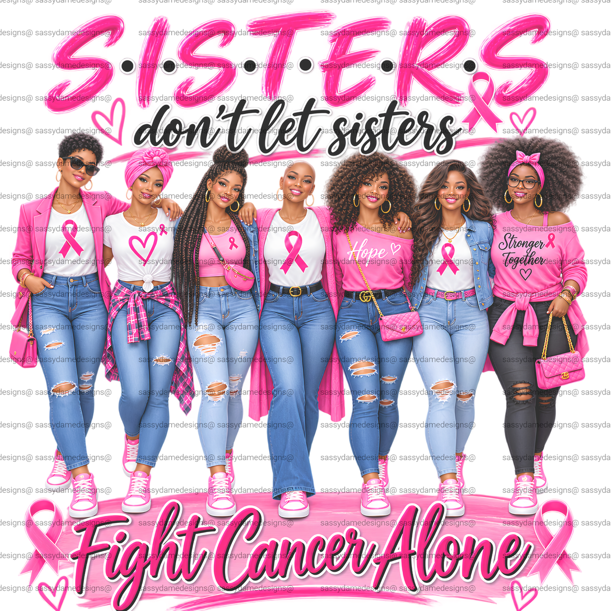 SISTERS BREAST CANCER PNG
