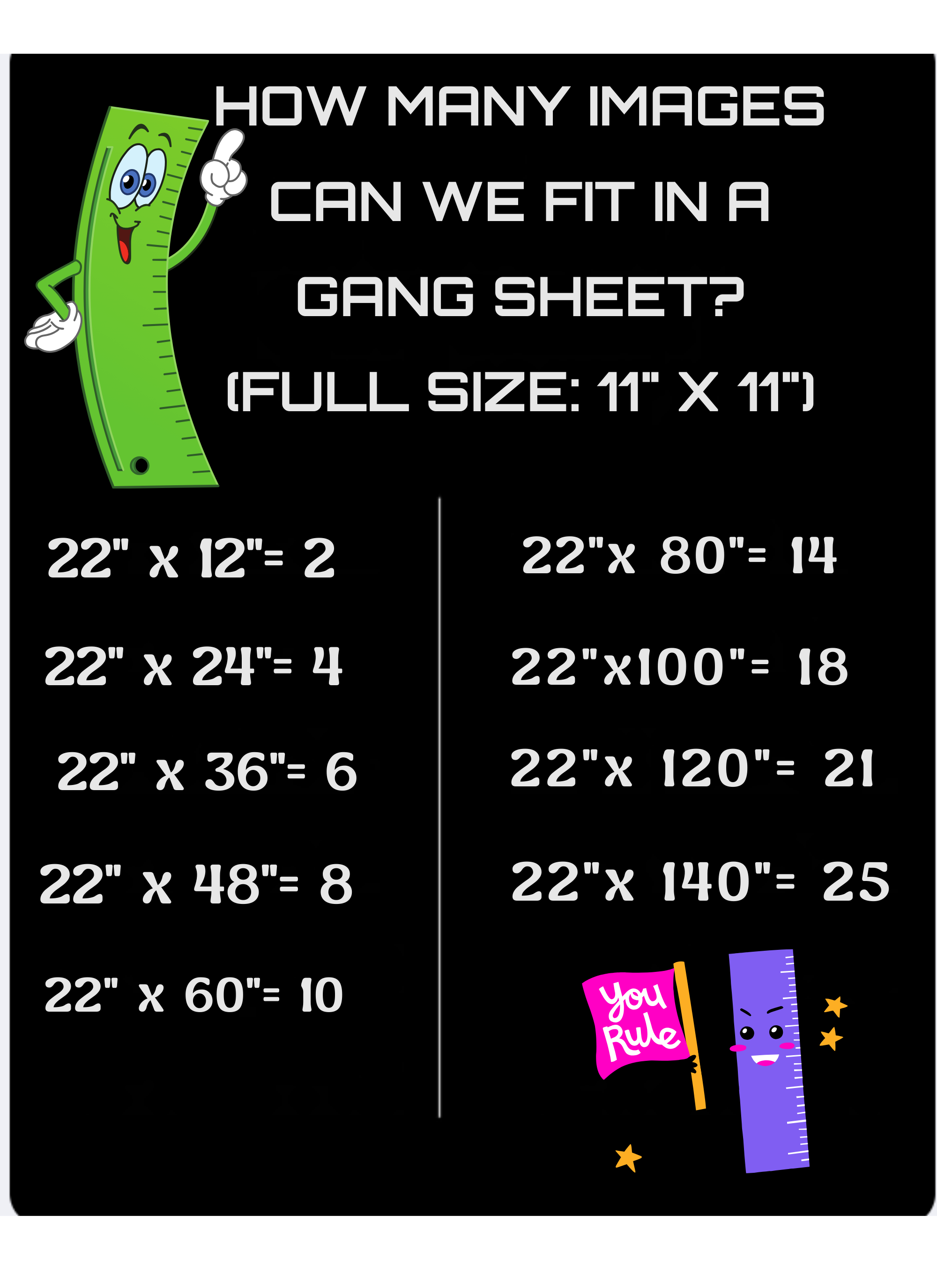 Build Your DTF Gang Sheet