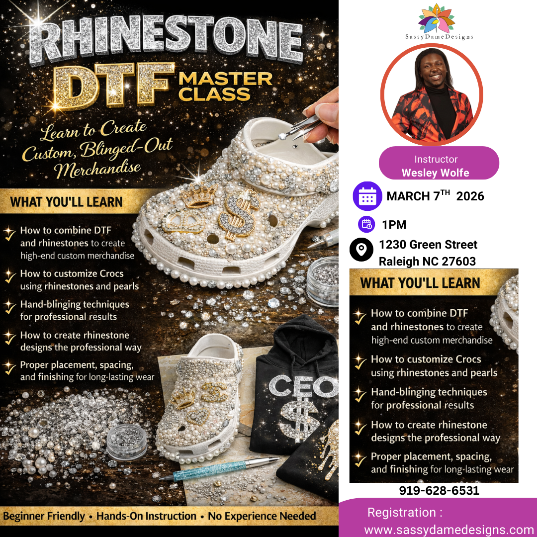 Rhinestone Customization Master Class (5-Hour Hands-On Workshop