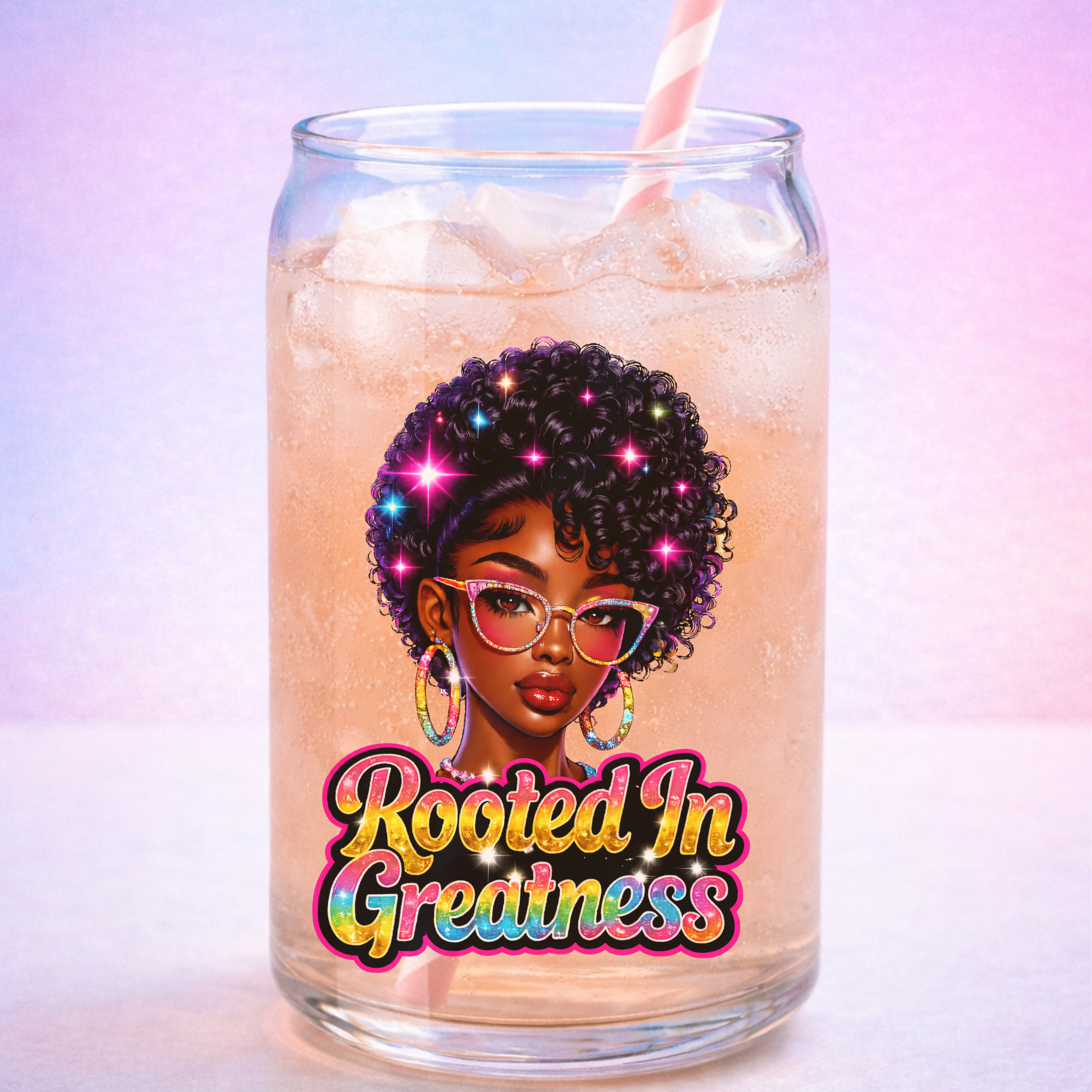 Rooted by Greatness | Luxury UV DTF Peel & Stick Sticker