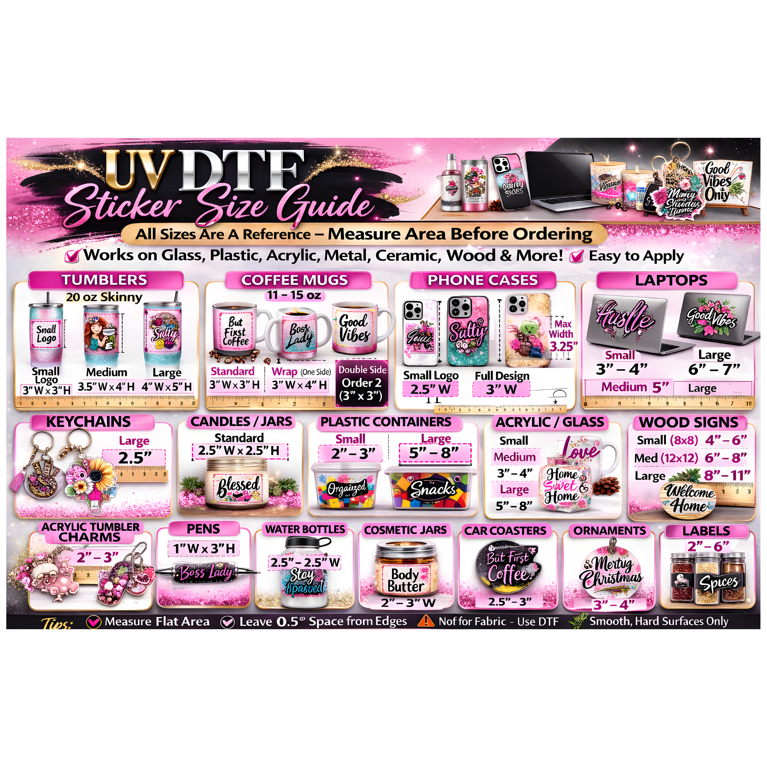 Build UV STICKER Gang sheet