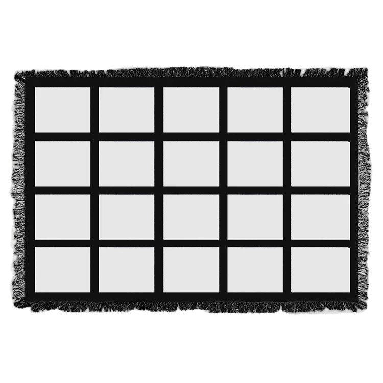 20 panel Blank Sublimation Blanket/Large 40X60inhces Sublimation blanket/Sublimation Picture Blanket/Gift Blanket/Wholesale Blanket - SassyDame Designs,LLC