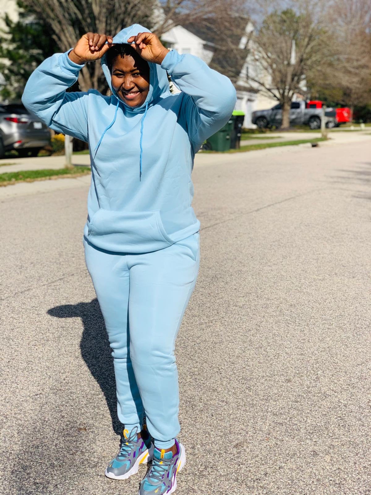 Polyester Hoodies Set - SassyDame Designs,LLC