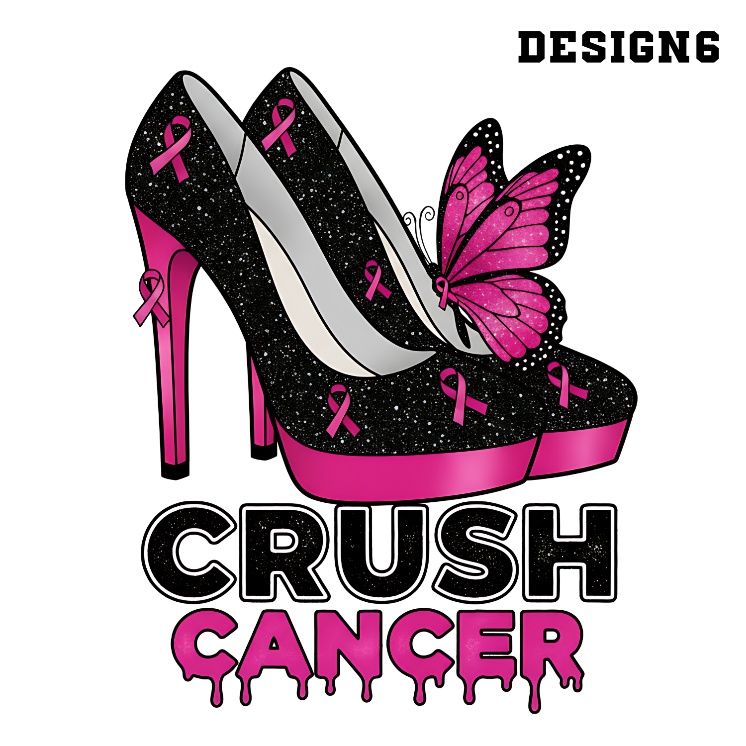 12 Breast Cancer DTF Bundle