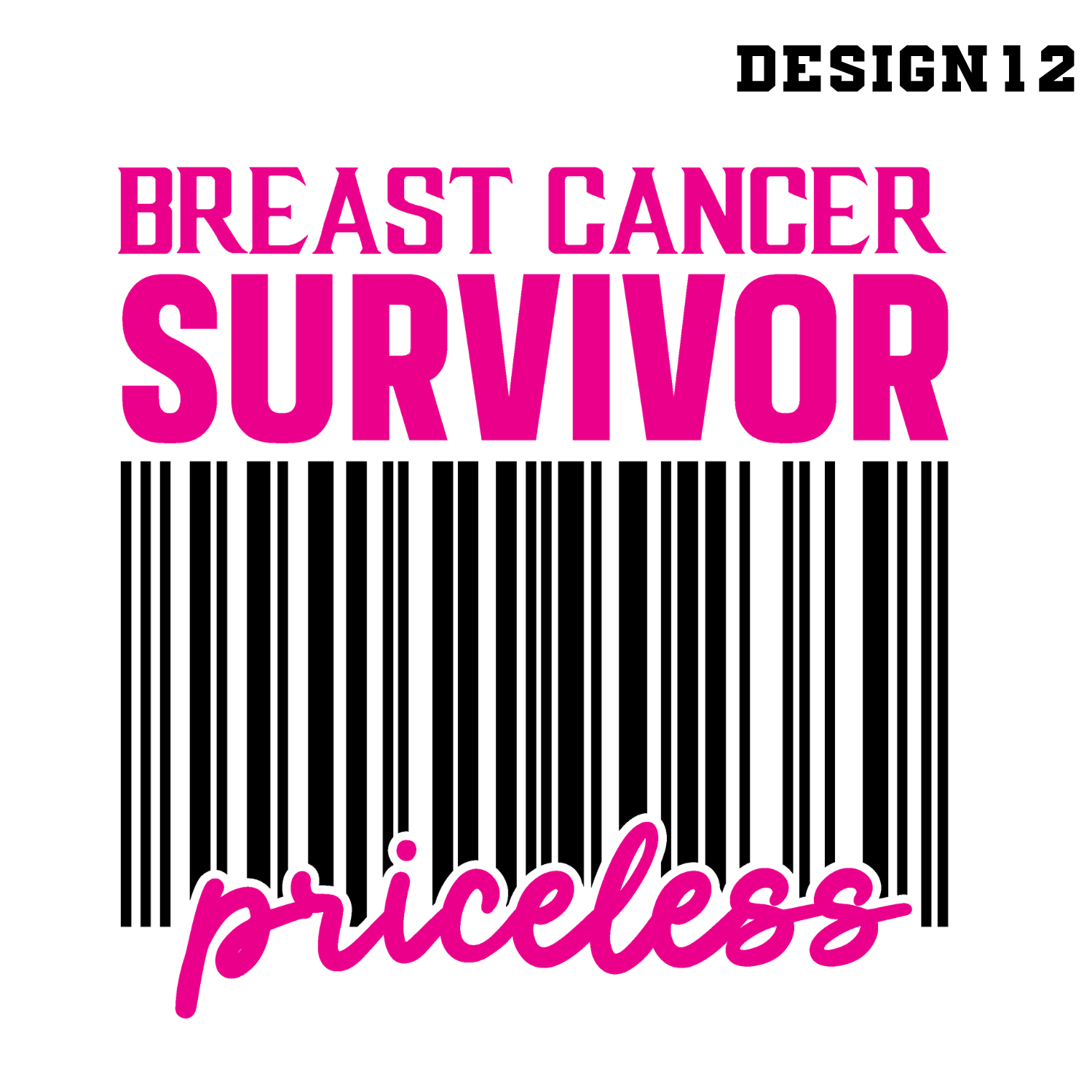 12 Breast Cancer DTF Bundle