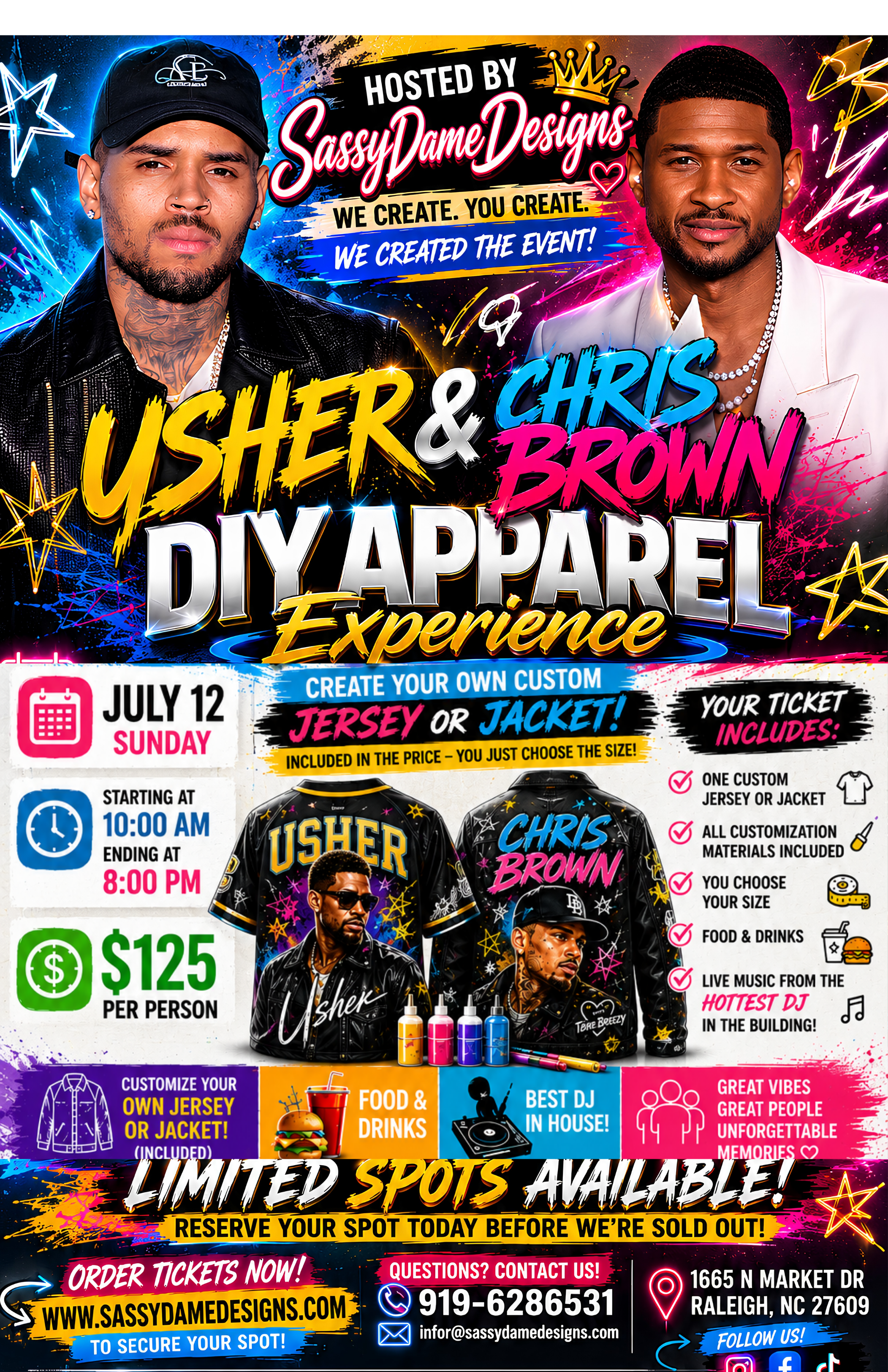 Chris Brown & Usher DIY experience