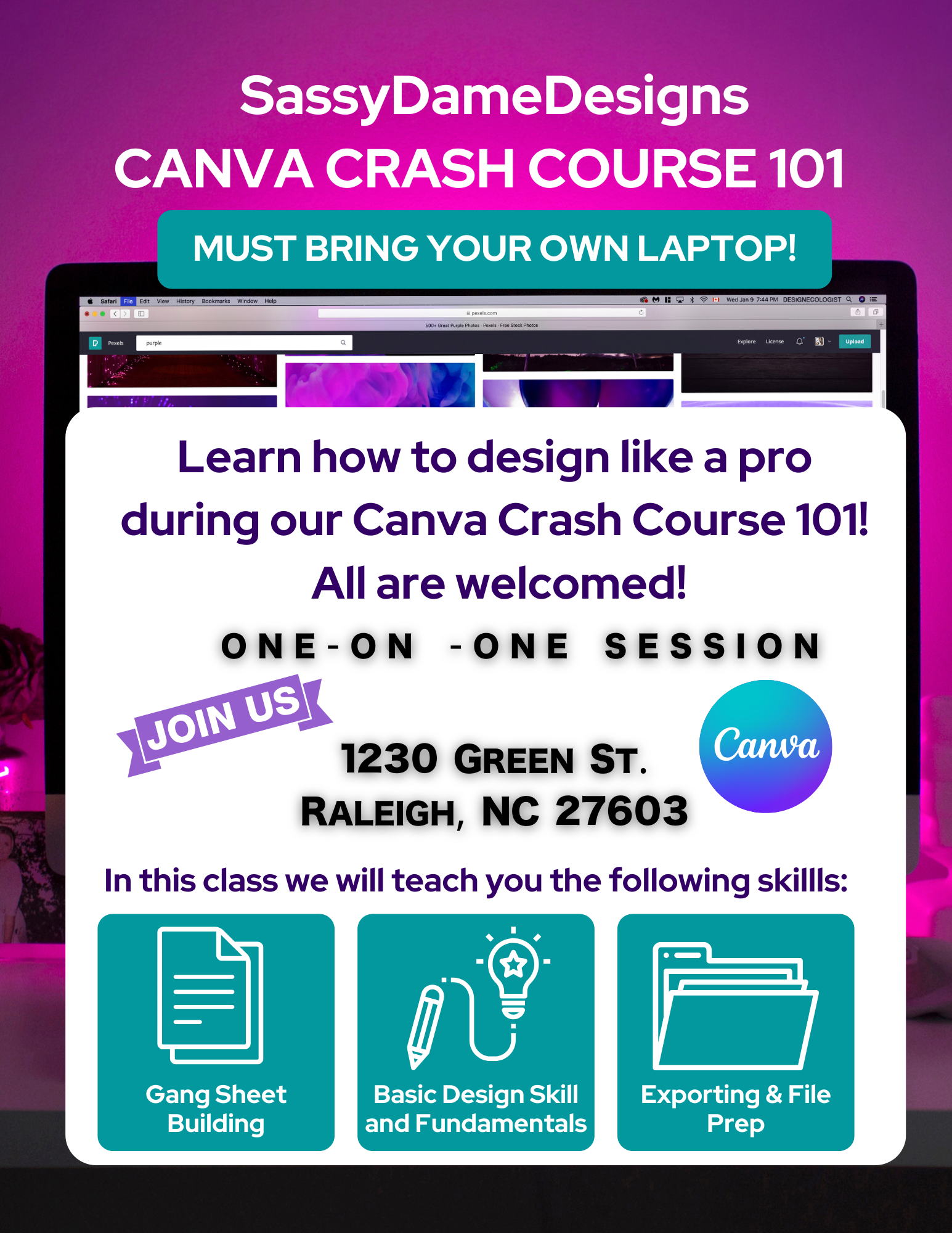 CANVA CRASH COURSE 101