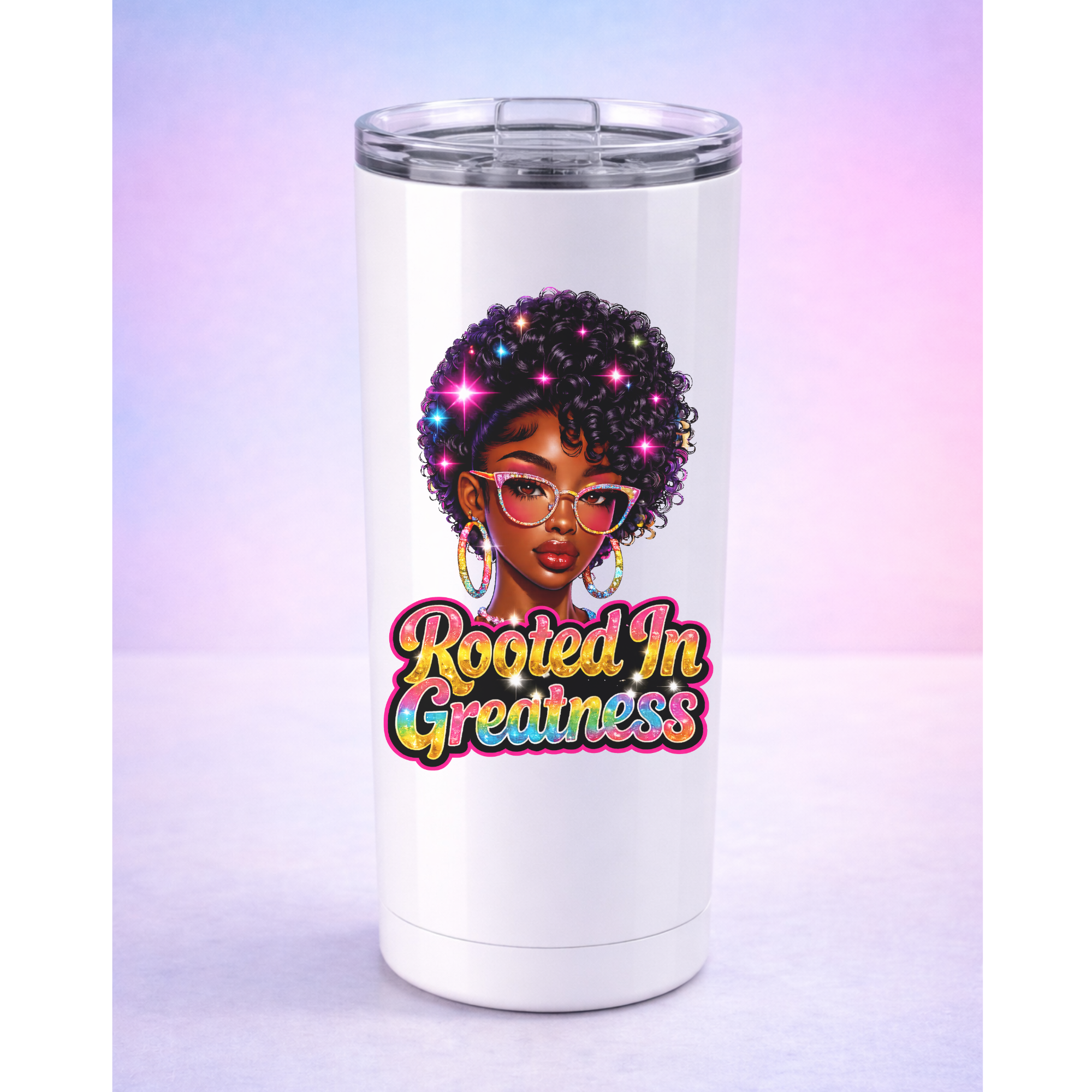 Rooted by Greatness | Luxury UV DTF Peel & Stick Sticker